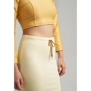 Fish Cut Saree Shapewear Petticoat <b>for</b> Women Polyester Stretchable Fabric High Waist Slimming Underskirt Body Shaper <b>for</b> Draping - Product Image 5