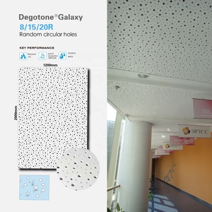 Acústico Desempenho Design liberdade perfurado gesso cartonado Gypsum Board 1200x2400mm tamanho grande - Product Image 3