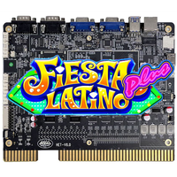 HET Fiesta Latino Plus Carte de jeu de compétences avec fonction Wild simple et double, Carte PCB espagnole à monnayeur pour machine de jeu d'arcade