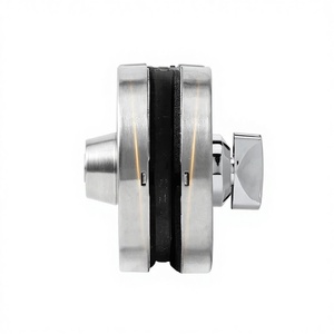 Serratura per Porte Scorrevoli in Vetro, Senza Foratura, <span class=keywords><strong>Design</strong></span> Senza Telaio, Installazione a Vite - Product Image 2