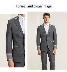 Traje Formal Personalizado OEM ODM para Hombre, Ropa de Trabajo, Trajes Formales de Negocios - Product Image 3