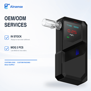 Alcootest à capteur de cellule à combustible remplaçable avec 10 000 enregistrements de tests pour le dépistage d'alcool au lieu de travail - Product Image 1