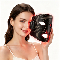 Qualité Supérieure 510K Silicone de Qualité Alimentaire Marque Privée Thérapie par Lumière Rouge Laser Infrarouge Soin du Visage Personnalisé Portable Tête et Visage