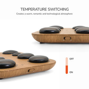 Productos de masaje corporal, placa calentadora de piedra de masaje caliente con luz de ambiente RGB, regalo de masaje perfecto para amantes del bienestar - Product Image 4
