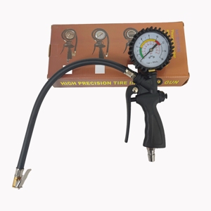 High Precision Vehicle Metal Automobile Copper Pointer Pump Nozzle Tire Pressure Detector Tire Pressure Gauge - Product Image 5