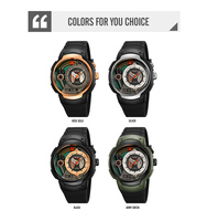 Montre à quartz de luxe OEM ODM de haute qualité pour hommes rétro lumière LED bracelet personnalisé 3ATM résistant à l'eau montre-bracelet