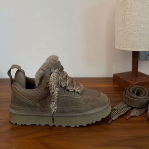 Europe Hot Sell Unisex Luxury Wool Designer Snow <b>Boots</b> All-in-One Winter Low-Cut Casual Goatskin Keep Warm Mel Shoes and <b>Boots</b> - Product Image 4
