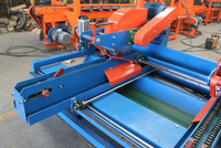 Scie circulaire verticale automatique multi-têtes robuste PE-40003, machine à découper le bois 600-4000 mm, 22,5 kW, lame de 450 mm de haut