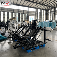 Machine Smith Iso-Latérale Commerciale Hack Squat à Charge de Plaques pour Entraînement de Force des Bras, Jambes et Dos en Acier Durable
