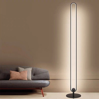 Nordique moderne rvb rythme lampadaire chambre salon debout lumières télécommande LED coin lumières rvb lampadaire