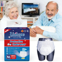 Bedruckte Einweg-Erwachsenenwindelhosen mit Vliesstoff 3D-Auslaufschutz Weich Atmungsaktiv Saugfähig
