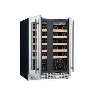 VI46-2D Smart Household Wine and Beverage Cooler con 100L Modern Simple French Door Compressor frigorifero per vino <span class=keywords><strong>e</strong></span> bevande - Product Image 5