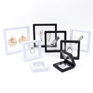 Display Box Photo 3d Suspension Floating Frame Multifunction Case Clear Jewelry Packaging Display Box Joyero