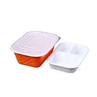 Boîtes alimentaires jetables auto-chauffantes en PP/PS de qualité alimentaire pour plats à emporter, avec compartiments pour sandwichs, pain et sucre – Vente en gros