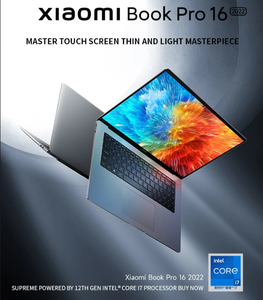 Ordinateur <span class=keywords><strong>portable</strong></span> Xiao Mi Book Pro 16 <span class=keywords><strong>2022</strong></span> Mi Laptop 12e génération Intel I7-1260P/i5-1240P 16 Go + 512 Go SSD 60 Hz 16 pouces 4K OLED écran tactile - Product Image 4