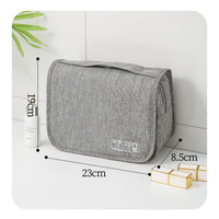 Bolsa de Aseo Colgante Impermeable, Organizador de Cosméticos de Viaje, Multicompartimentos, Gran Capacidad, Diseño con Gancho Inteligente