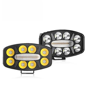 Faros LED de 10 Pulgadas para Camioneta, Luz de Trabajo Ovalada, 12V 120W, Impermeables, Faros Antiniebla para Todoterreno, ATV, SUV, Jeeps - Product Image 1