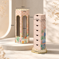 Boîte-cadeau Ramadan en chocolat artisanal Brothersbox Odm, forme personnalisée, calendrier de compte à rebours de 7 jours, emballage cadeau