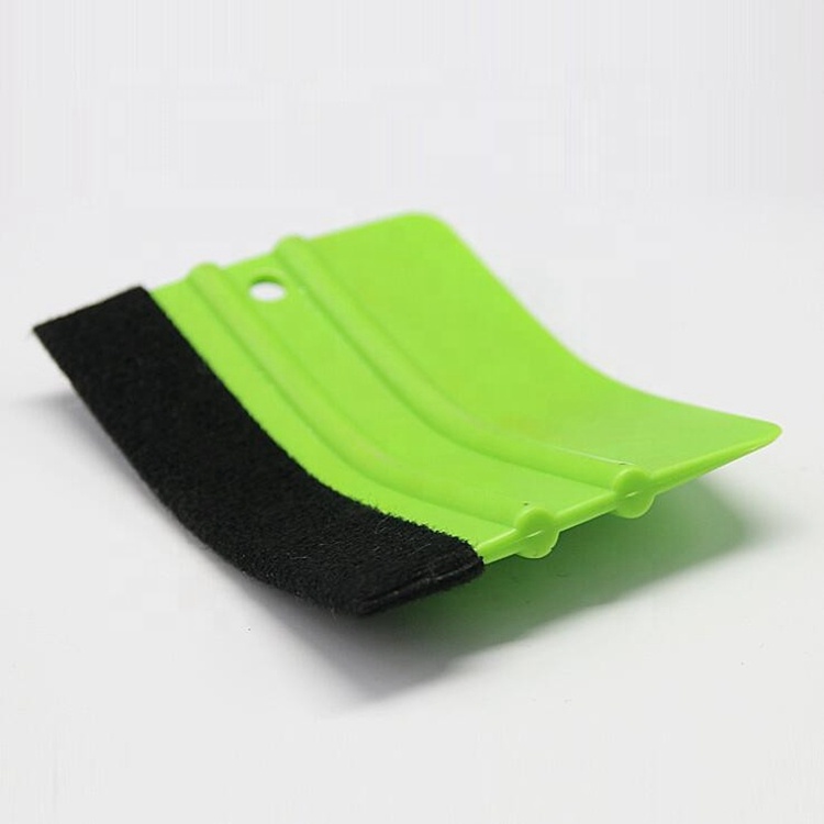 Пользовательский логотип, знаки, инструменты, виниловый скребок, войлочная кромка, черный скребок, полиэтиленовый пакет, пользовательские инструменты для окрашивания окон, допустимый очиститель окон