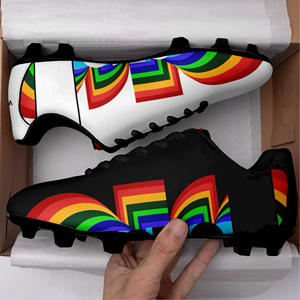 Chaussures de football personnalisées 2026, crampons de compétition FG AG pour hommes, femmes et enfants, avec impression OEM du nom, du numéro et du logo de l'équipe - Product Image 4