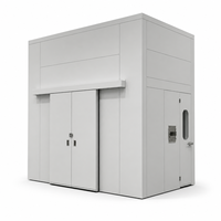 Enceinte acoustique insonorisée industrielle modulaire, conception personnalisée pour la solution de contrôle du bruit des équipements d'usine