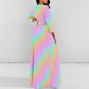 Vestido de Cóctel para Mujer, Estilo Vintage, Modesto, para Invitadas de Boda, Mangas 3/4, Vestidos de <span class=keywords><strong>Otoño</strong></span>, Vestido Formal para Iglesia, Largo hasta el Suelo - Product Image 6
