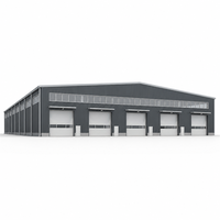 Entrepôt moderne en structure métallique pour usine de fabrication et distribution