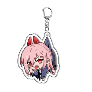 5000 Estilos, Llaveros de Anime de 5cm, Serie <span class=keywords><strong>Chainsaw</strong></span> <span class=keywords><strong>Man</strong></span>, Llavero de Plástico Acrílico de Doble Cara - Product Image 3