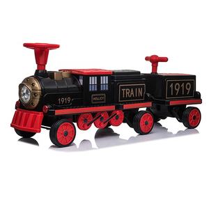 Nouveau Design Unique 4 places enfants voiture électrique mini tour électrique sur le centre commercial train pour les enfants à monter avec siège pour adulte - Product Image 1