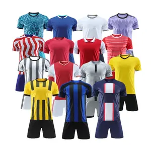 Özel Premium hızlı kuru futbol kıyafetleri takım tayland spor üniforma futbol forması süblimasyon futbol forması üniforma Set