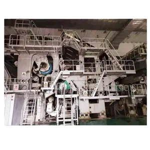 テストライナー紙廃棄物リサイクル段ボール紙機溝加工中生産ライン段ボール900 M/min 670 Tpd