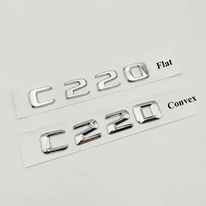 АБС-пластик, автомобильный багажник буквы C220 CDI BLUETEC 4matic Эмблема Для Mercedes C 220 W204 W205 аксессуары
