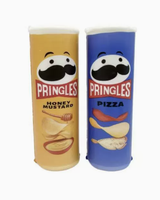 Jouet anti-stress en PU à rebond lent, en forme de boîte de chips Pringles miniature, emballé en sac en filet, le plus vendu, pour tous