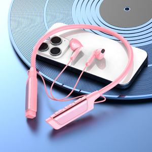 أحدث سماعات رأس رياضية معلقة حول الرقبة لاسلكية BT 5.0 TWS سماعات رأس Audifonos حول الرقبة سماعات أذن IP45 سماعات أذن بشريحة insurt ستيريو - Product Image 3