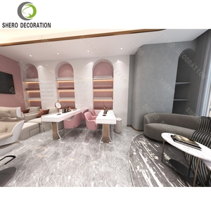 Diseño Interior de Salón de Belleza, Mueble Exhibidor para Salón, Mesa para Salón de Uñas, Muebles Personalizados para Salón de Belleza, Decoración de Lujo para Salón de Belleza - Product Image 6