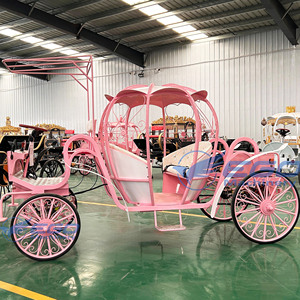 Carruaje de Boda Eléctrico de Lujo Modelo Calabaza de Cenicienta 2026, Material de Acero, Transporte Especial para Bodas - Product Image 1