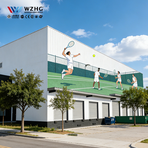 Innovador Centro Deportivo Resistente a la Carga de Nieve, Estructura de Acero Prefabricada para Proyectos Municipales - Product Image 1