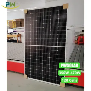 廉价太阳能电池板出售350W 400W 450W 500W单晶太阳能组件太阳能热水电池板定制