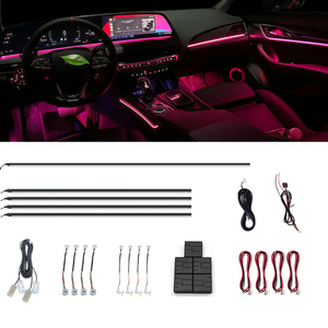 Upgrade Universal 18 in 1 RGB <b>LED</b> Car Interior Ambient <b>Light</b> 64 Color Decoration Accessories - Product Image 1