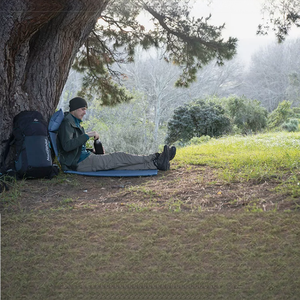 Matelas pneumatique <span class=keywords><strong>auto</strong></span>-gonflant individuel avec oreiller, tapis de couchage imperméable pour <span class=keywords><strong>tente</strong></span>, lit d'air intérieur et extérieur - Product Image 5