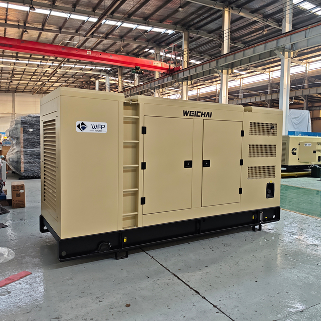 Weichai 200kw Diesel Generator Set Open Type Silent Canopy Industrial Auto Start 480V 50Hz 3 Phase 250kVA with ATS