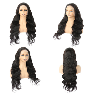 Venta al por mayor 13x4 brasileño onda del cuerpo peluca con malla <span class=keywords><strong>frontal</strong></span> para las mujeres transparente para Suiza para pelucas con encaje <span class=keywords><strong>frontal</strong></span> - Product Image 2