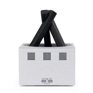 Humidificador ultrasónico eléctrico USB Smooth YX-2761 Square Campfire de 0.5L con diseño de vetas de madera para uso en el hogar y la oficina - Product Image 4