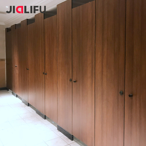 Kinh Doanh Hiện Đại Phong Cách Không Thấm Nước Hạt Gỗ Màu Nhà Vệ Sinh Phân Vùng Hpl Hội Đồng Quản Trị Nhà Vệ Sinh Tủ Hệ Thống - Product Image 4