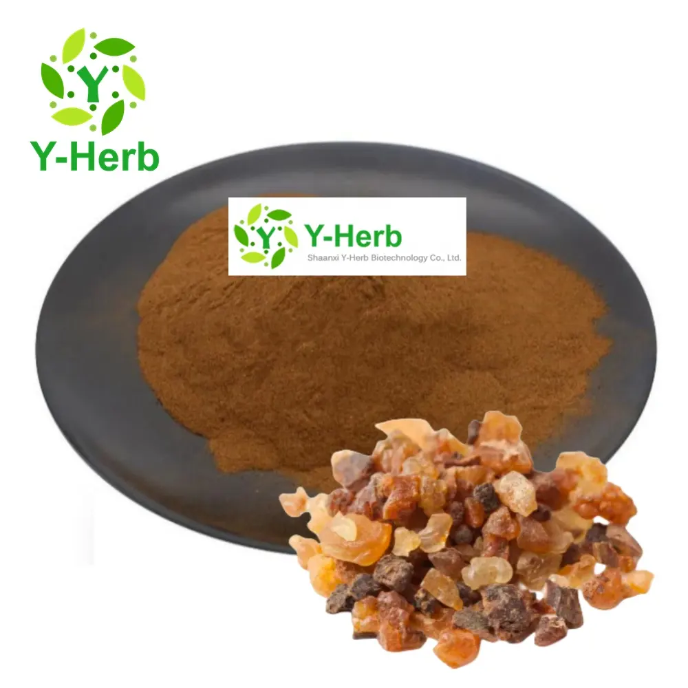Organic 10:1 Raw Myrrh Resin Powder Water Soluble Myrrh Powder Bulk 10:1 Commiphora/Myrrh Resin Extract