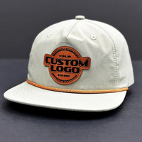 Gorra Snapback Richardson de 5 Paneles con Cuerda, Suave, Lisa, para Hombre, Venta al por Mayor