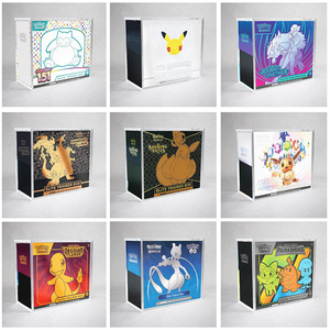 Étui de présentation portable en acrylique écologique moderne pour boîte de booster Pokémon demi-18 paquets (BB) - Product Image 2