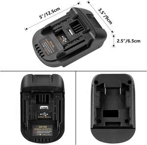 Adaptateur de batterie DM18M avec prise de charge USB pour batterie au Lithium Dewalt 20V et Milwaukee 18V M18 convertir en Makita 18V BL1830 - Product Image 5