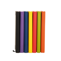 Carnet de notes personnalisable en cuir PU souple avec couverture spirale, pages lignées simples et élégantes pour l'écriture quotidienne