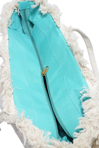 Sacs fourre-tout en perles de style bohème faits à la main, logo personnalisé brodé, sacs de shopping tendance pour femmes en gros pour les promotions - Product Image 3